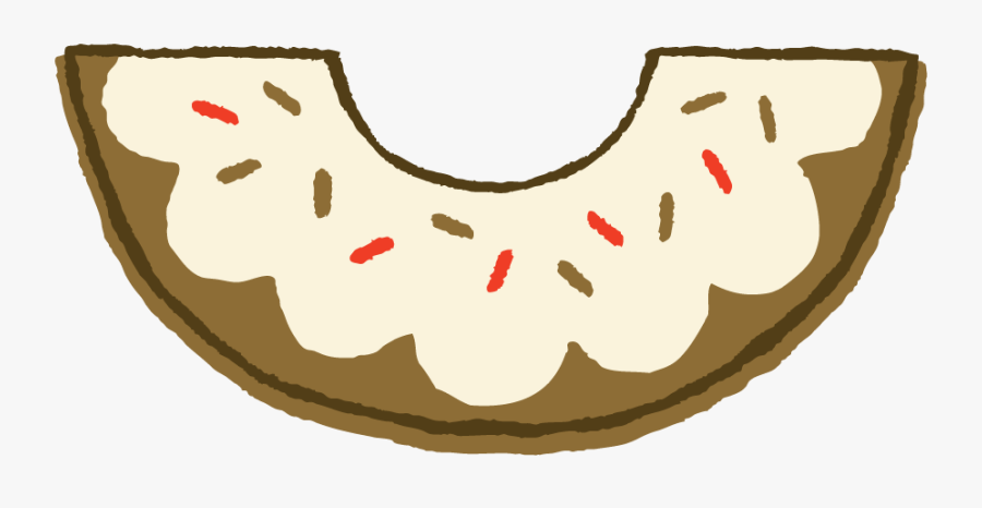 Menu Donut Friend Specials - Half Donut Clip Art, Transparent Clipart
