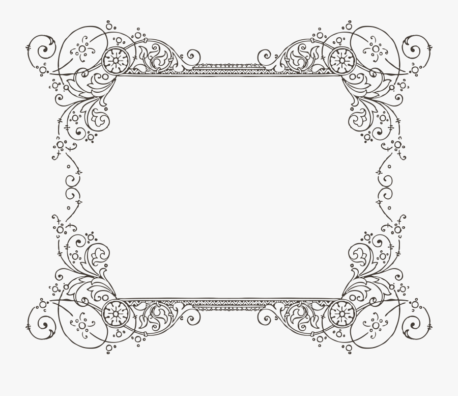 Victorian 20clipart Clipart P - Fancy Borders Transparent Background, Transparent Clipart