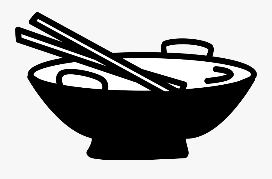 Storage Basket,monochrome Photography,cookware And - Wok Clipart Black And White, Transparent Clipart