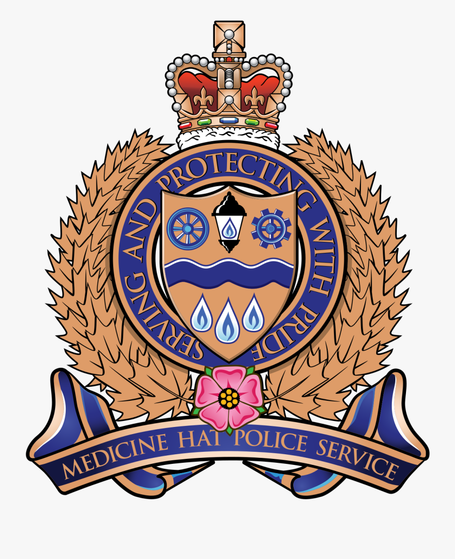 Police Clipart Police Department - Medicine Hat Police Logo, Transparent Clipart