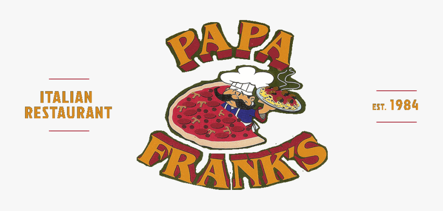 Papa Franks Italian Restaurant - Cartoon, Transparent Clipart
