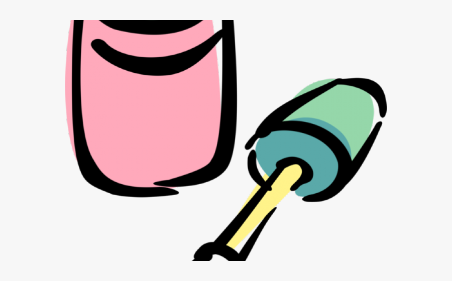 Party Clipart Manicure - Nail Polish Clipart Png, Transparent Clipart