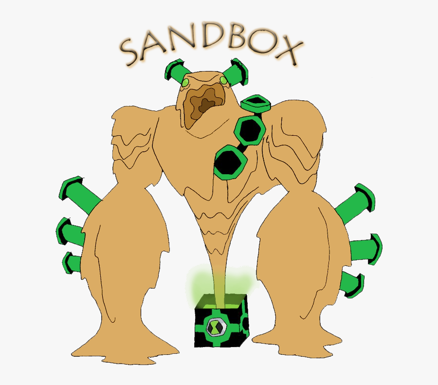 Sandbox Without Shading - Ben 10 Omniverse Sandbox, Transparent Clipart
