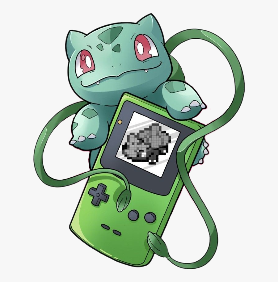 #freetoedit #cute #kawaii #pokemon #retro #gameboy - Bulbasaur, Transparent Clipart
