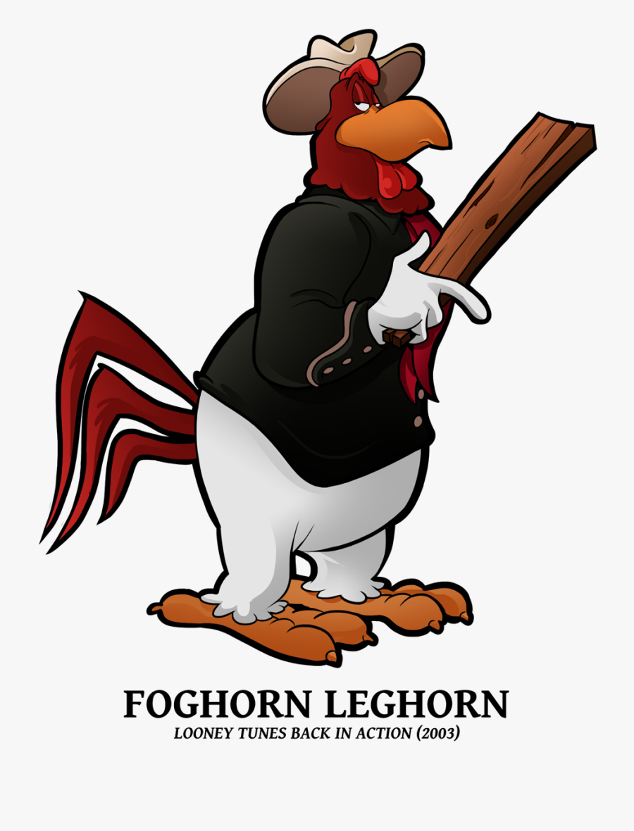 Clip Art Rooster Foghorn Leghorn Chicken - Looney Tunes Back In Action Foghorn Leghorn, Transparent Clipart