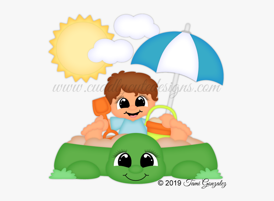 Sandbox Boy - Illustration, Transparent Clipart