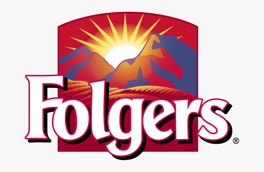 Gingerbread Chess Bars - Folgers Logo, Transparent Clipart