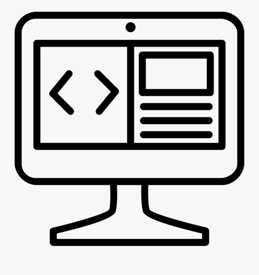 Transparent Website Icon Clipart Software Black And White Png