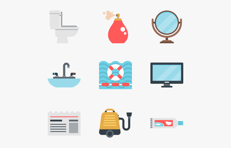 Hotel Icons Free Vector, Transparent Clipart