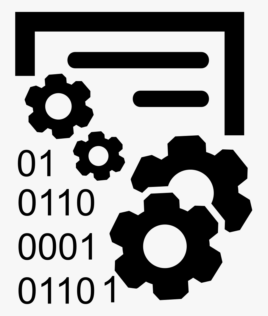 Management Interface Symbol With - Bits And Bytes Icon, Transparent Clipart