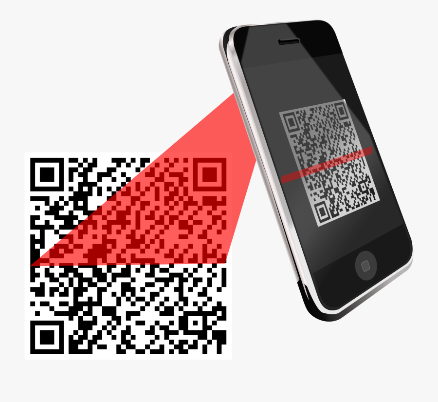 Clipart - Qr Code Scanning Png, Transparent Clipart