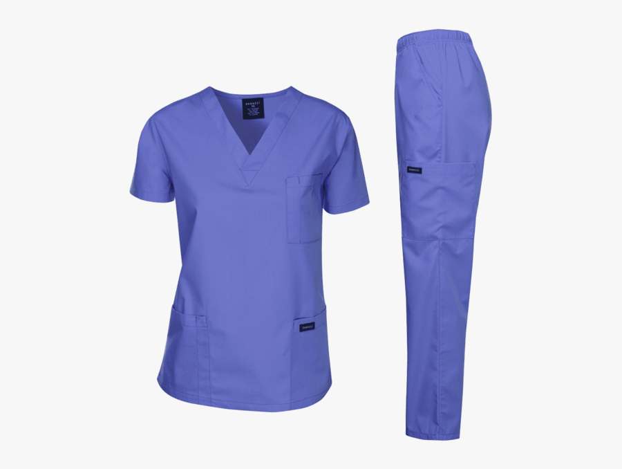 Dagacci Medical Uniform Womens Medical Scrub Set Top - Medical Scrubs, Transparent Clipart
