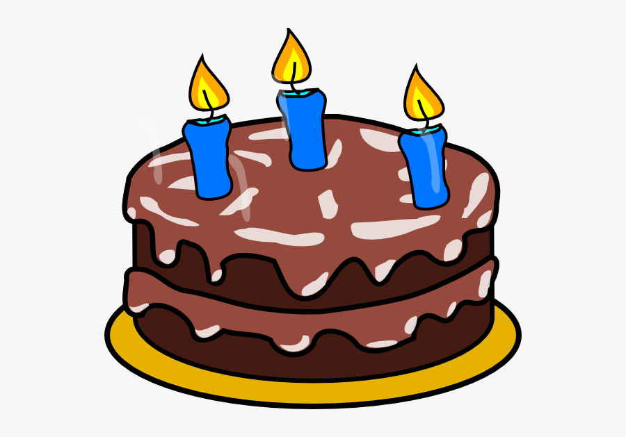 Tart - Clipart - Birthday Cake Clip Art 3, Transparent Clipart