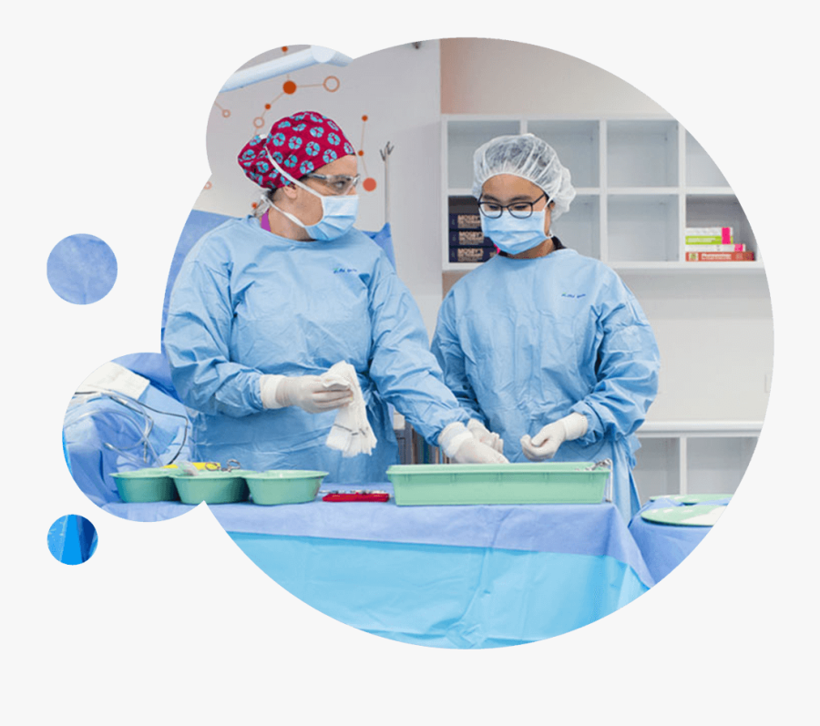 Health Lab Scrubs V2 - Surgeon, Transparent Clipart