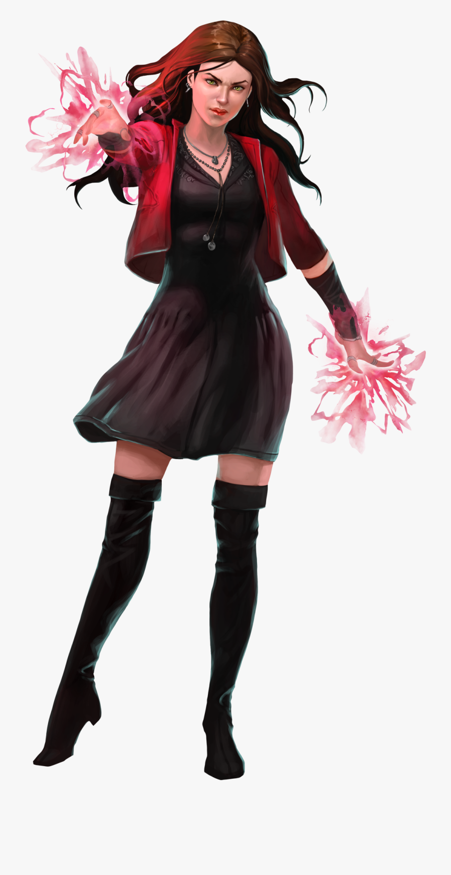 Download Scarlet Witch Png Clipart - Scarlet Witch Comic Png, Transparent Clipart