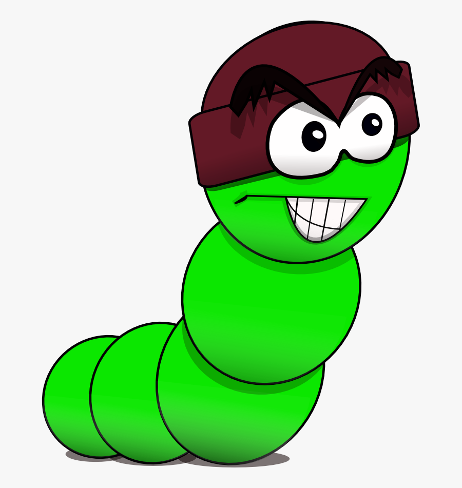 Transparent Worm Clipart - Cartoon, Transparent Clipart