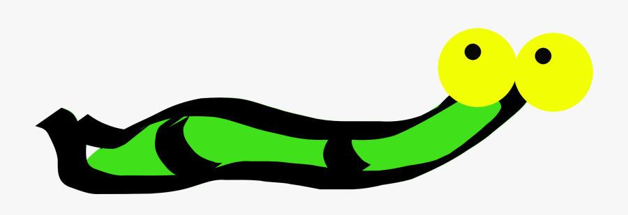 Worm Funny Eyes Drawing Worm - Marine Worms Clipart, Transparent Clipart