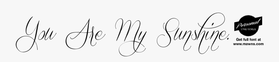 Calligraphy, Transparent Clipart