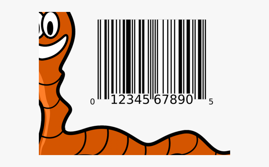 Worms Clipart Long Worm - Transparent Barcode Png, Transparent Clipart