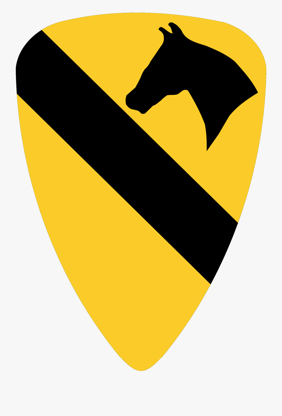 1st Cavalry Division - Us Army 1st Cavalry Logo, Transparent Clipart