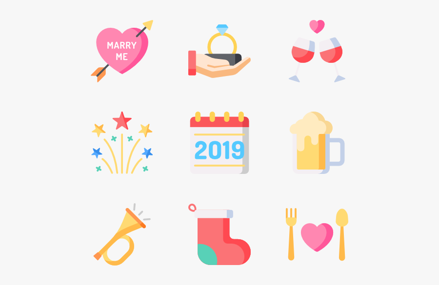 New Year Proposals, Transparent Clipart