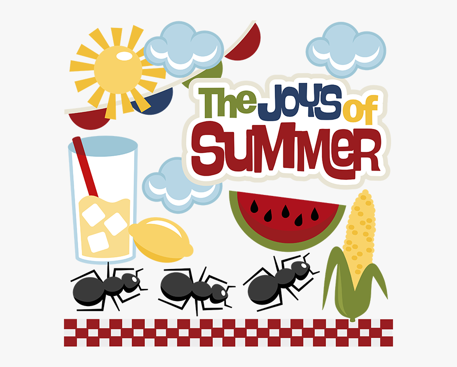 Joys Of Summer, Transparent Clipart