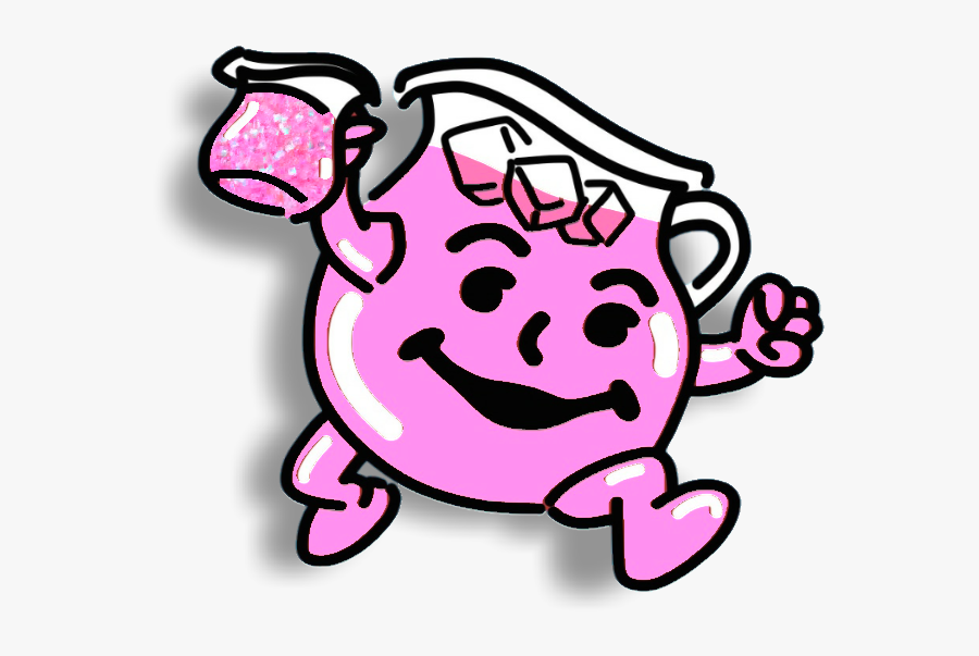 #koolaid #kool #drink #juice #colddrink #pink #thirsty - Kool Aid Man Drawing Easy, Transparent Clipart