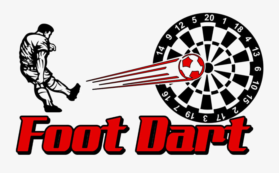 Transparent Dart Board Png - Foot Dart Logos Png, Transparent Clipart