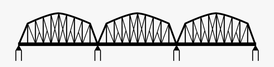 South Bridge - Truss Bridge Clipart, Transparent Clipart