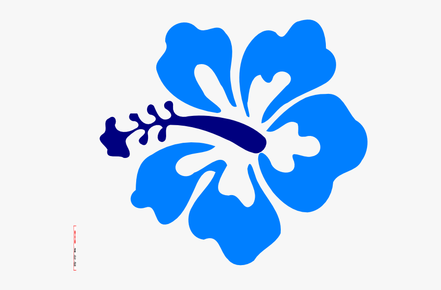 Gumamela Svg Clip Arts - Teal Hibiscus Flower Clipart, Transparent Clipart