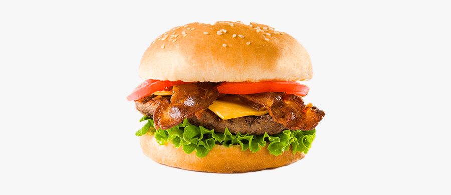 Burger With Coca Cola Png, Transparent Clipart