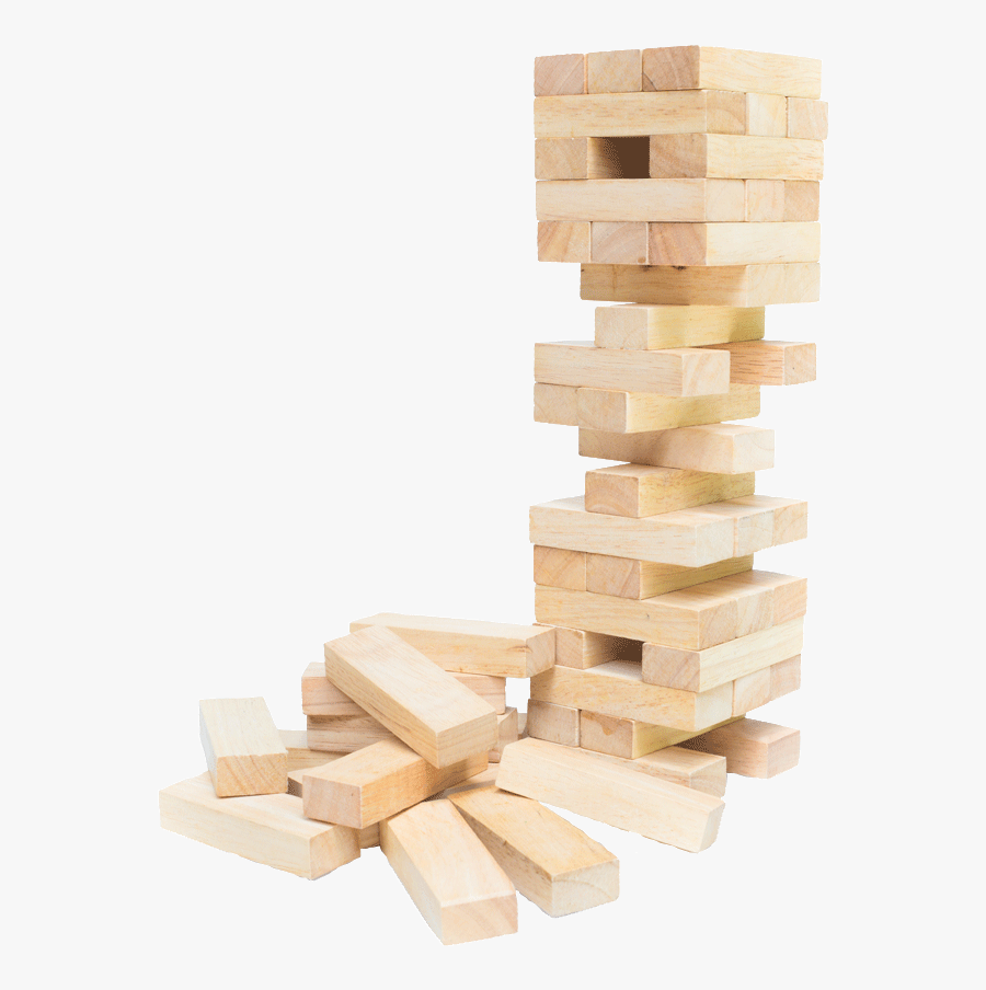 Identity Begins To Crumble - Transparent Jenga Png, Transparent Clipart