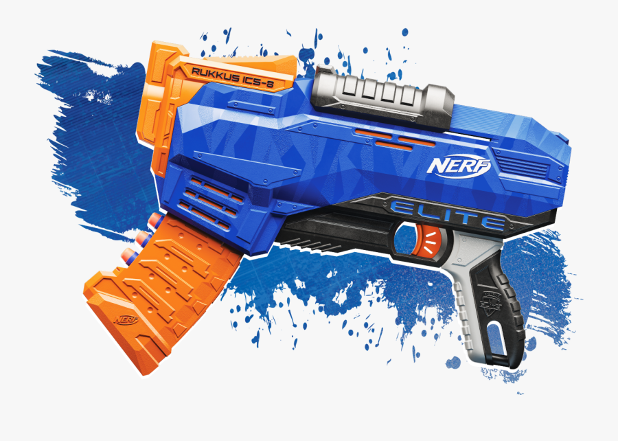 Nerf Elite Blaster, Transparent Clipart