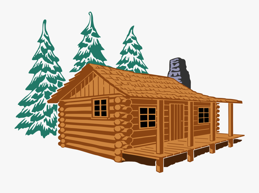 Small Logs Cliparts - Cabin Clipart, Transparent Clipart