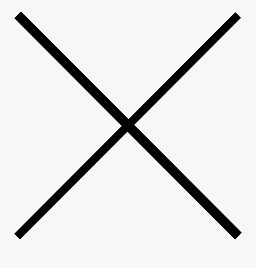 Cross Thin Svg Png Icon Free Download - Thin Cross Icon Png, Transparent Clipart