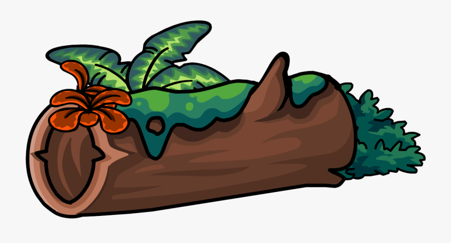 Club Penguin Wiki - Cartoon Log Png, Transparent Clipart