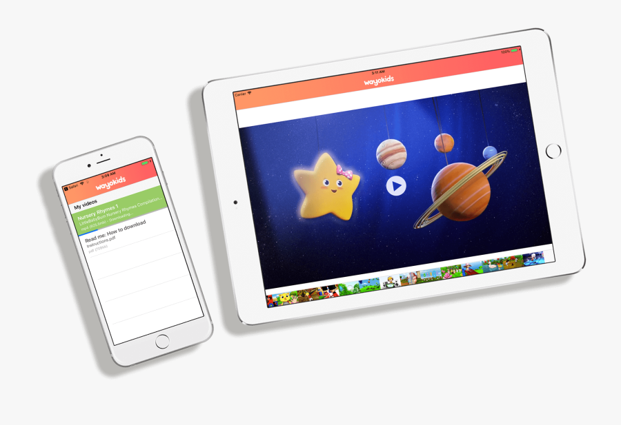 Wayokids Free Download App - Tablet Computer, Transparent Clipart