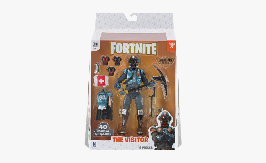 Figurine Legendaire Le Visiteur - Fortnite Legendary Series Jazwares, Transparent Clipart