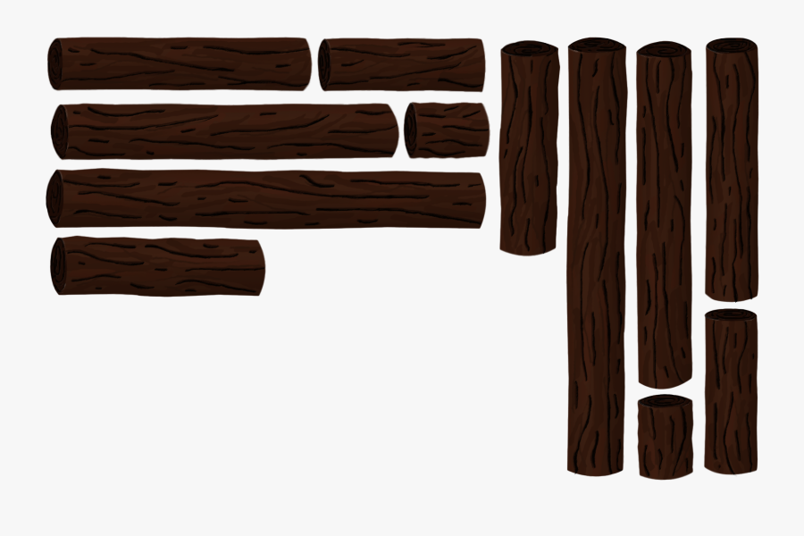 Log Sprite Sheet Clipart , Png Download - Wooden Log Sprite Png, Transparent Clipart