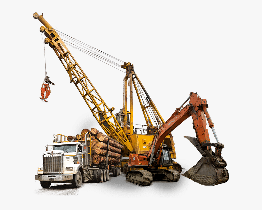 Logging Equipment Clipart - Crane, Transparent Clipart