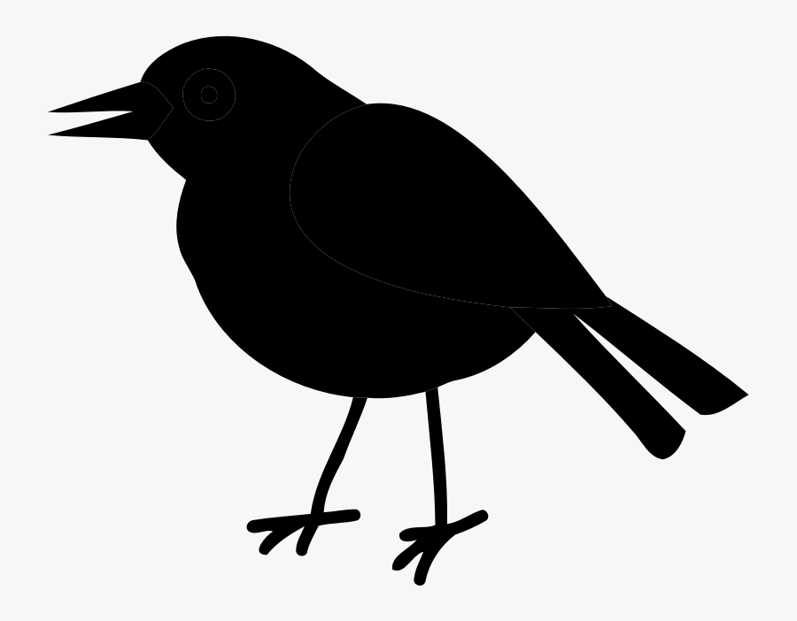 American Crow Clip Art Common Raven Fauna Silhouette - Perching Bird, Transparent Clipart