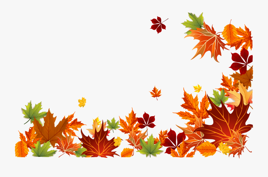 Autumn Leaf Color Autumn Leaf Color Euclidean Vector - Fall Leaves Border Png, Transparent Clipart