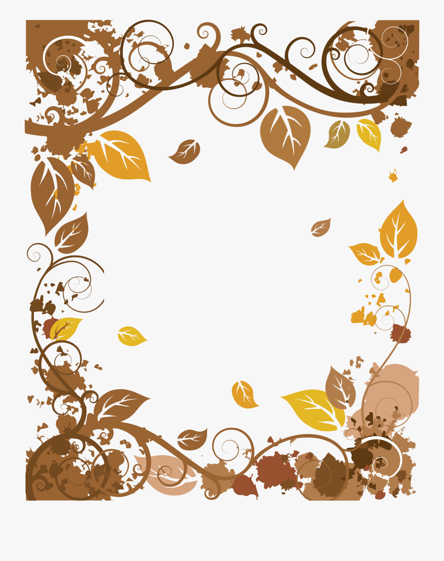 Brown Borders And Frames, Transparent Clipart