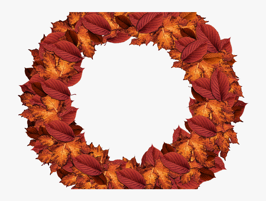 Jpg Autumn Leaves Png Nature Grass And Foliage - Fall Wreath Png File, Transparent Clipart