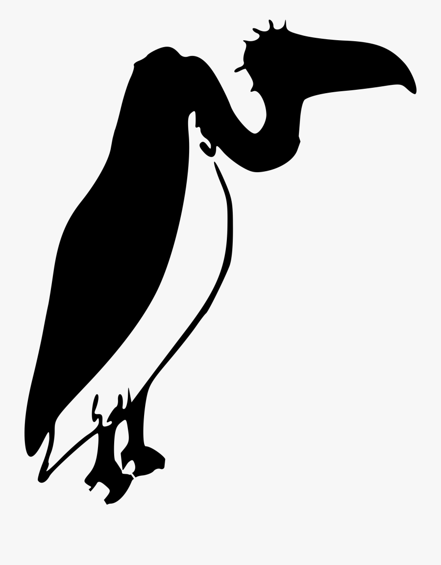 Clipart - Avvoltoio Sagoma, Transparent Clipart