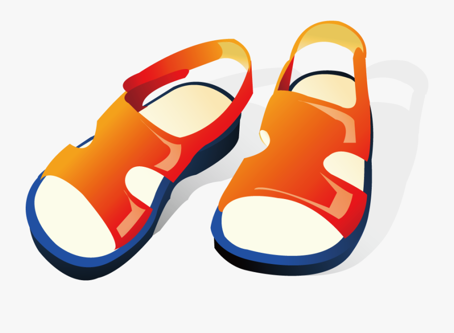 Sandals Clipart, Transparent Clipart