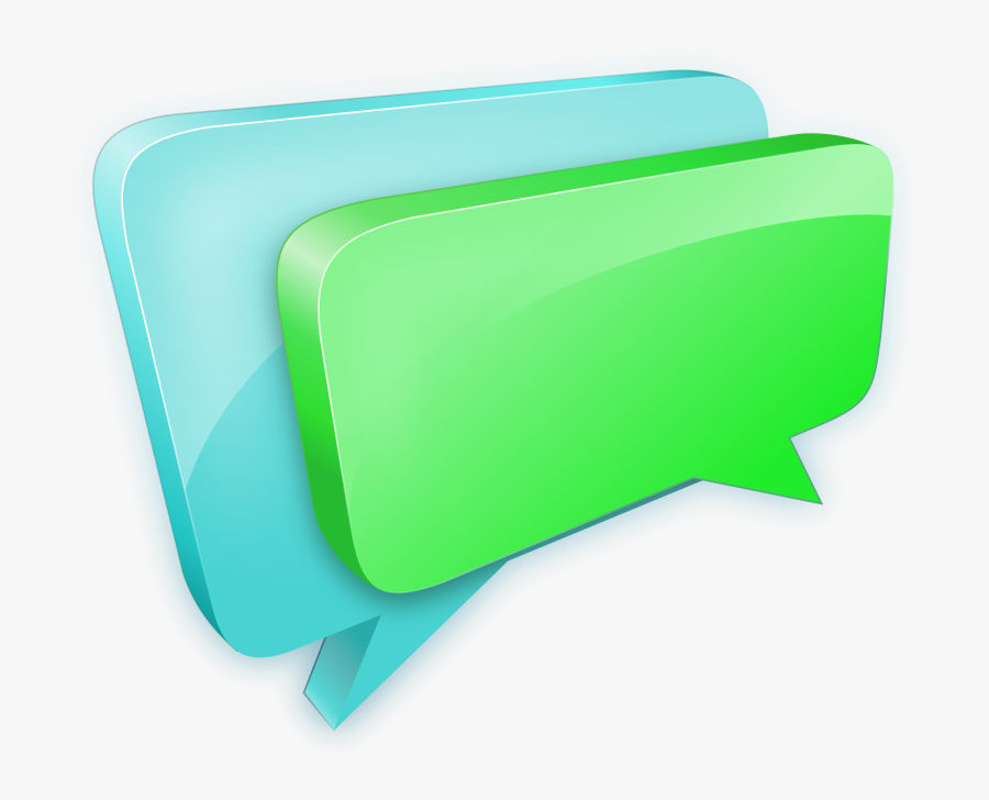 Chat Message Clipart - Chat 3d Icon Png, Transparent Clipart