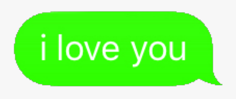 #iloveyou #ily #love #you #iphone #text #message #imessage - Onedrive, Transparent Clipart