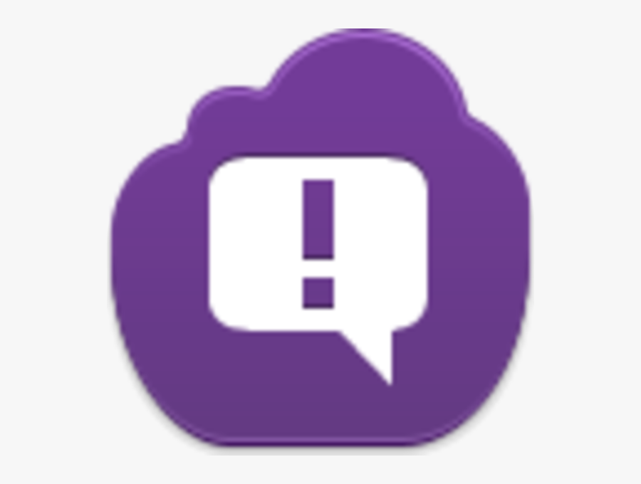 Attention Violet, Transparent Clipart