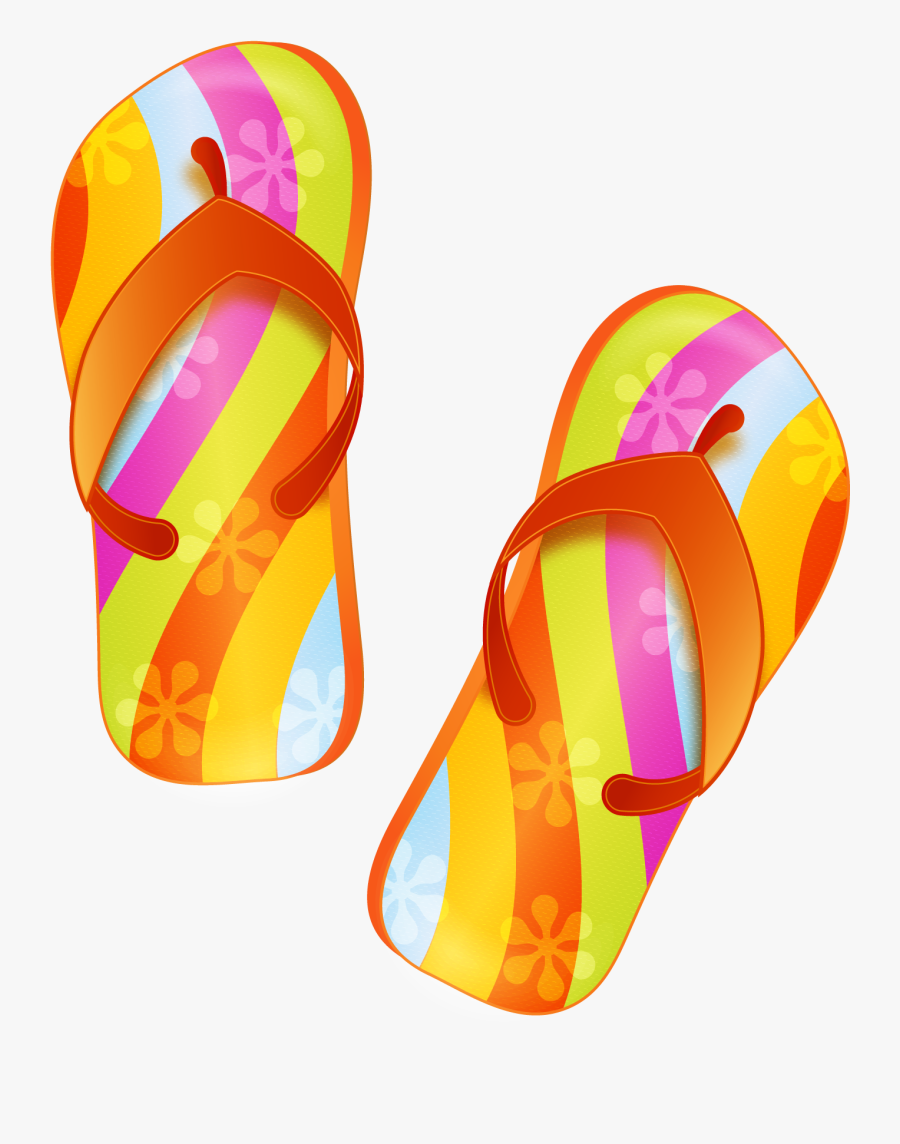 Flip-flops, Transparent Clipart